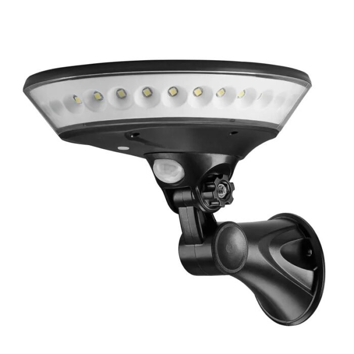 Lampe solaire avec détecteur de mouvement, orientable, LED, design moderne pour extérieur