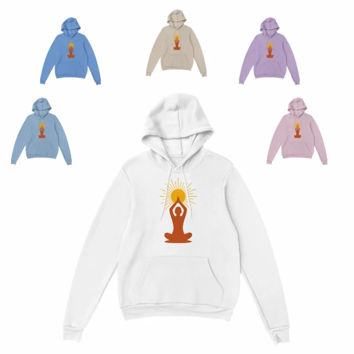 Hoodie Lumière intérieure – sweat à capuche unisexe disponible en plusieurs couleurs, Solaire Universel